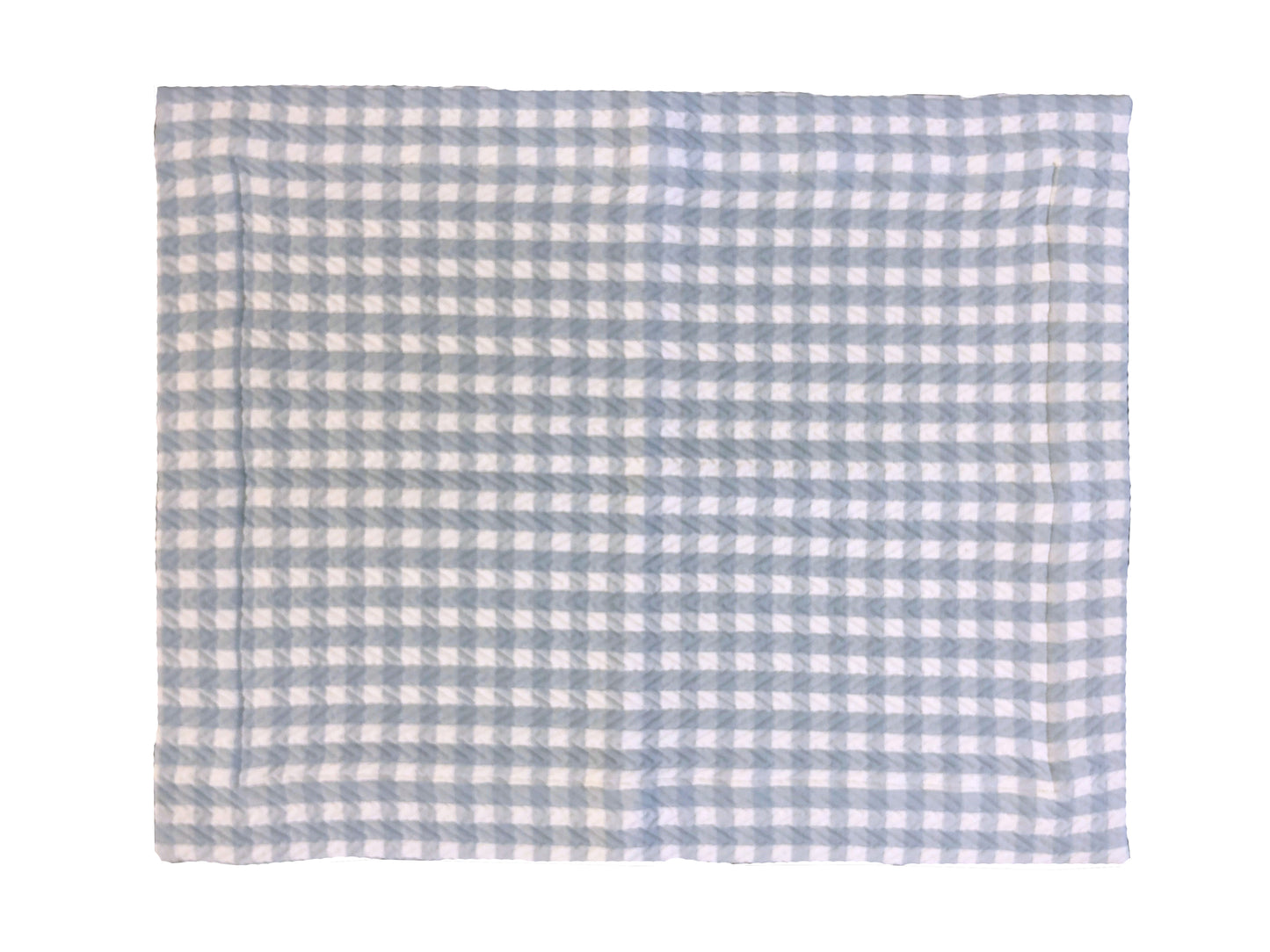 Tovaglietta petits carrés azzurra