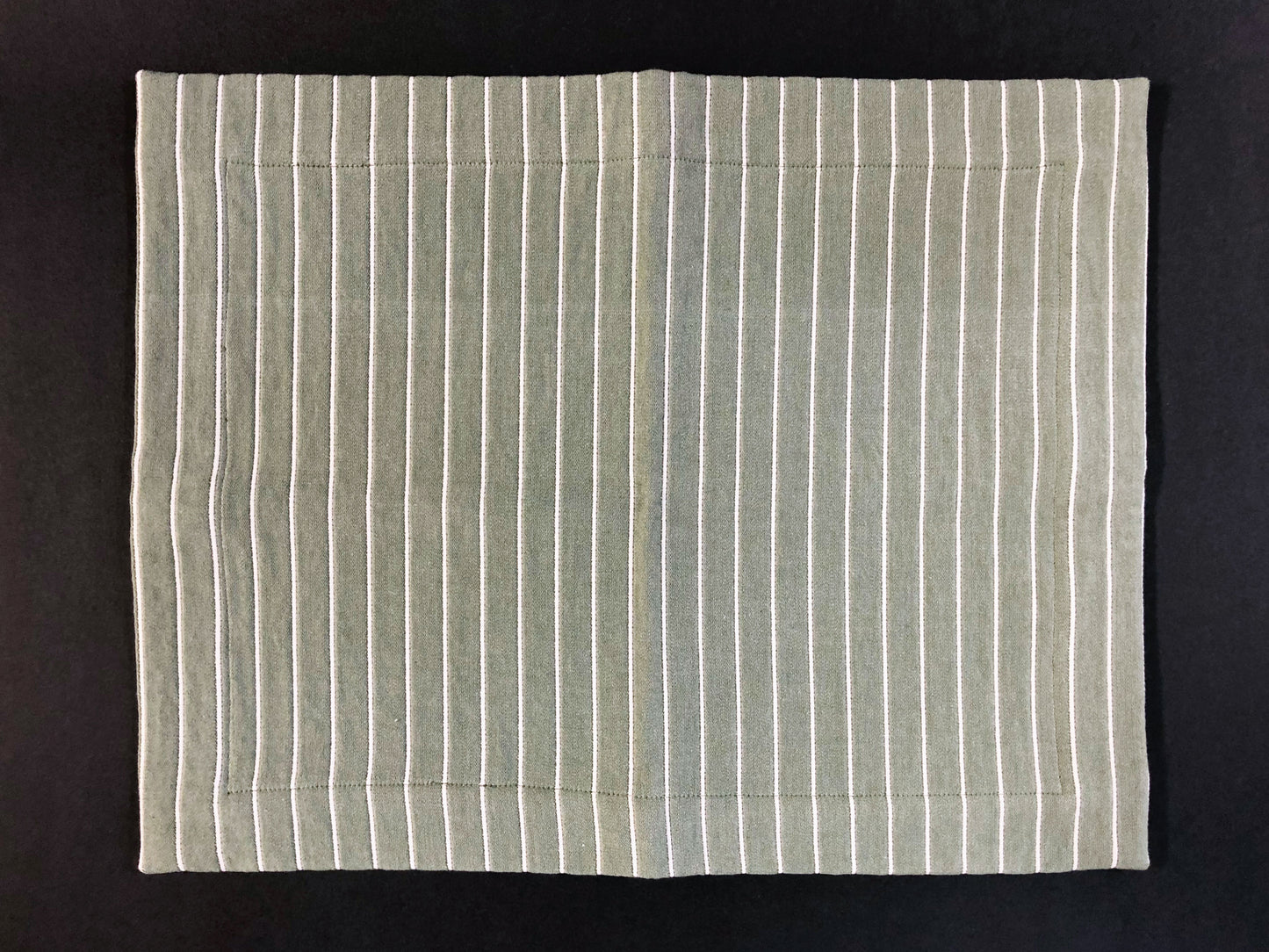 Tovaglietta gessato verde