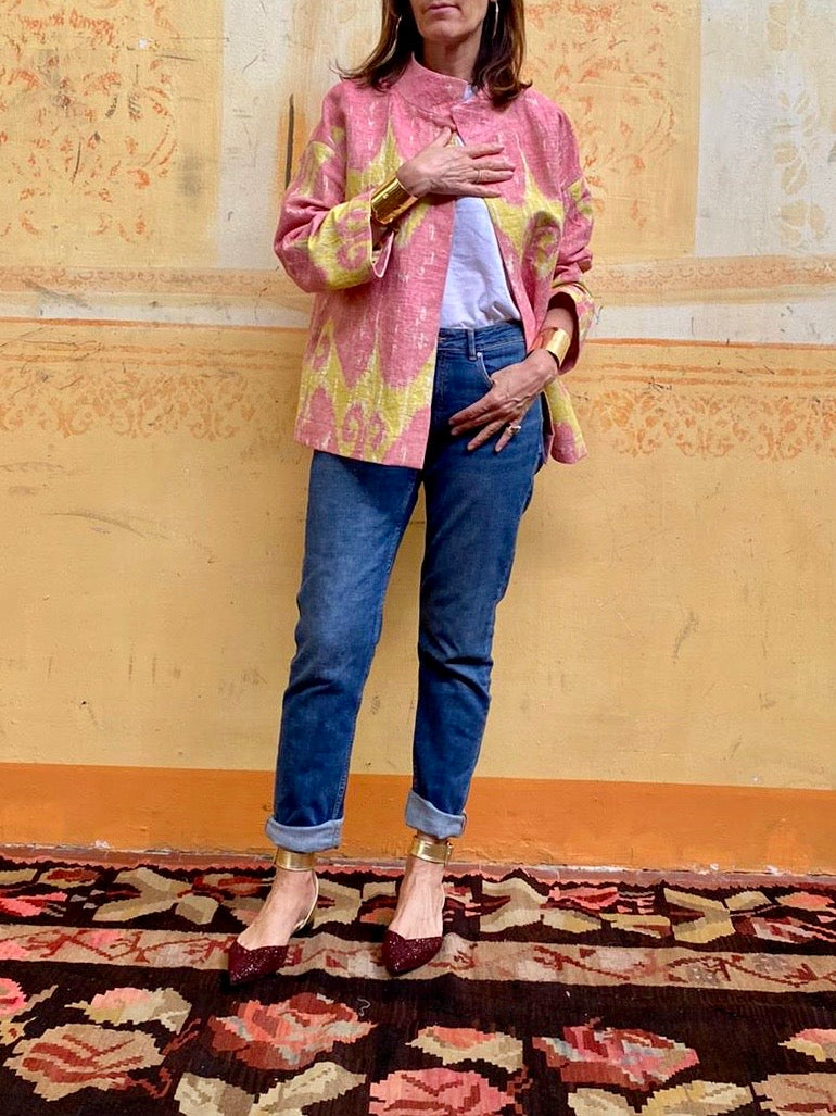 Cabane ikat rosa