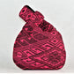 Borsa Geometrical pink wrist bag