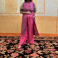 Gilet Medaglione Pavone Pink/Warm Grey