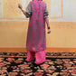 Gilet Medaglione Pavone Pink/Warm Grey
