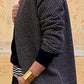 Giacca Ciniglia Chicco di Caffè dark blue/gray