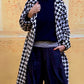 Cappotto Ciniglia Pied de poule
