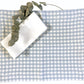 Tovaglietta petits carrés azzurra