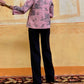 Giacca Kimono Toile de Jouy Pink