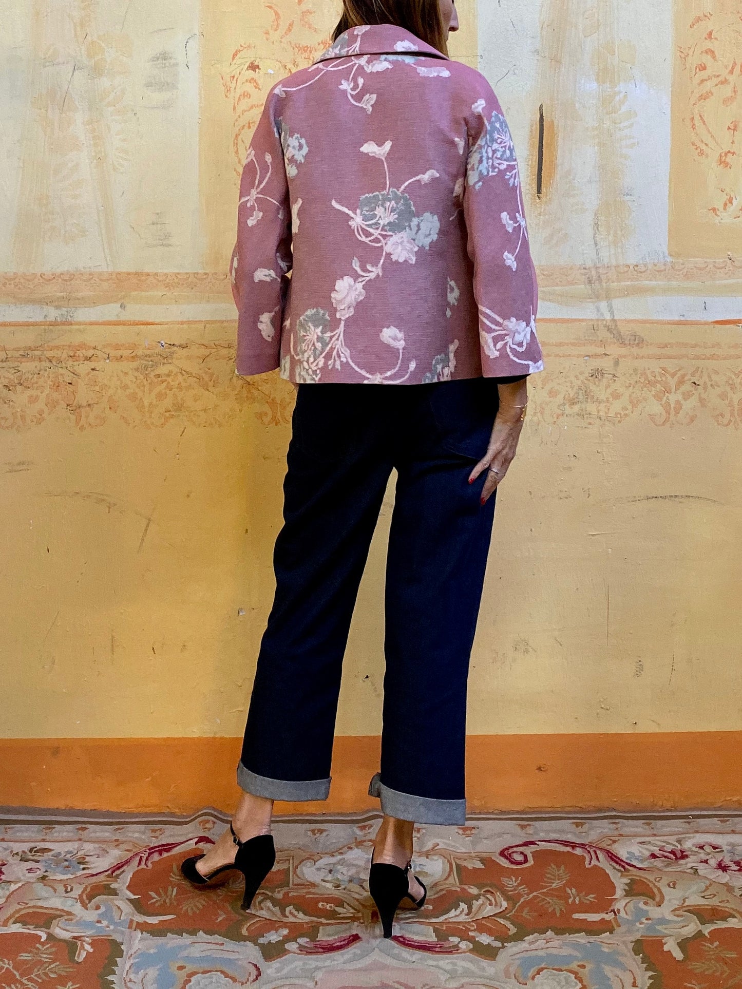 Giacca Kimono Japanese Tsubaki Pink