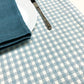 Runner petits carrés azzurro