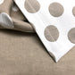 Runner pois (grandi) beige