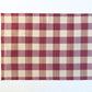 Tovaglietta in lino carrés rossa
