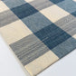 Tovaglietta in lino carrés blu