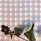 Tovaglietta petits carrés rosa