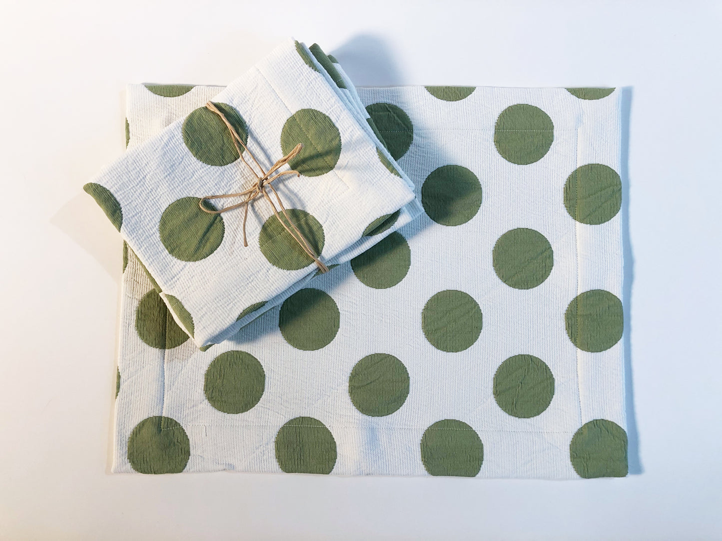 Tovaglietta pois verde