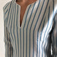 Camicia da notte fantasia rigata