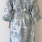 Vestaglia Kimono disegno Toile de Jouy
